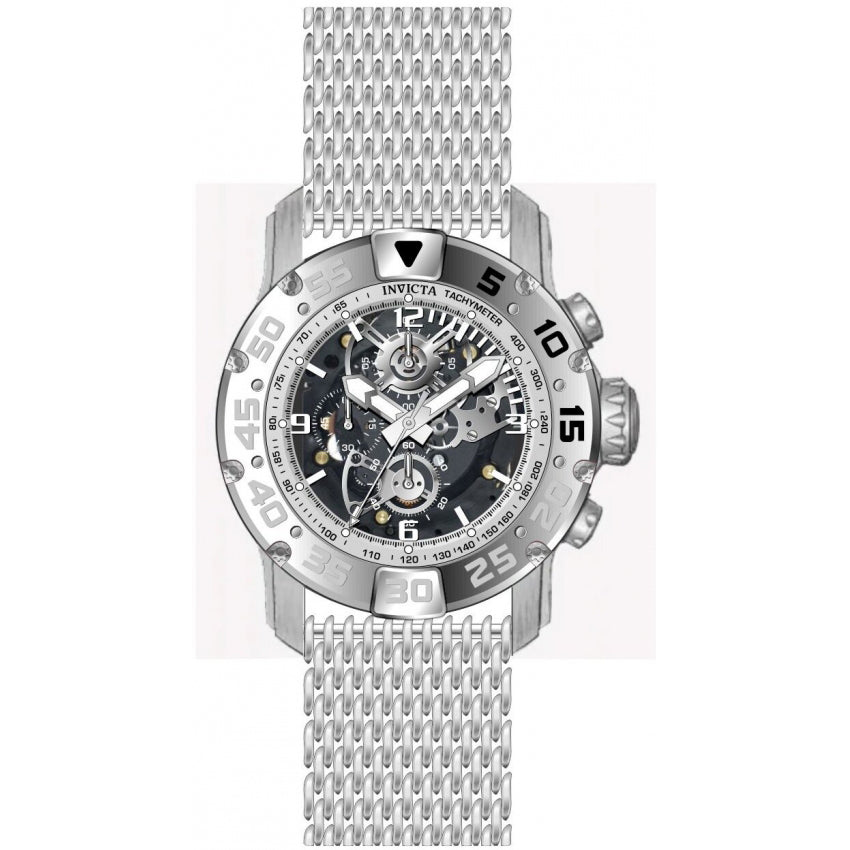 Reloj Invicta Racing para caballero pulsera mesh 48 mm