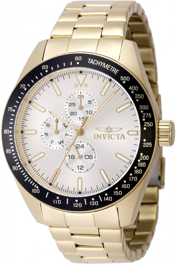 Reloj Invicta Aviator para hombre banda de metal 45 mm