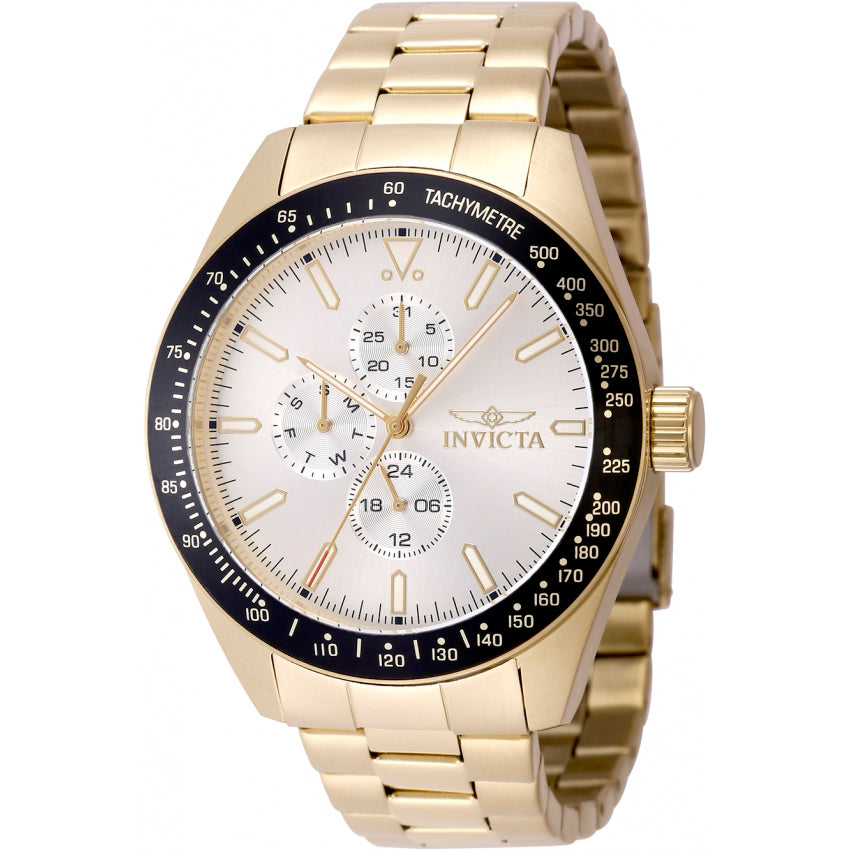 Reloj Invicta Aviator para hombre banda de metal 45 mm