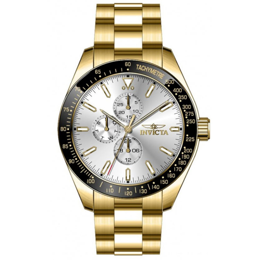 Reloj Invicta Aviator para hombre banda de metal 45 mm