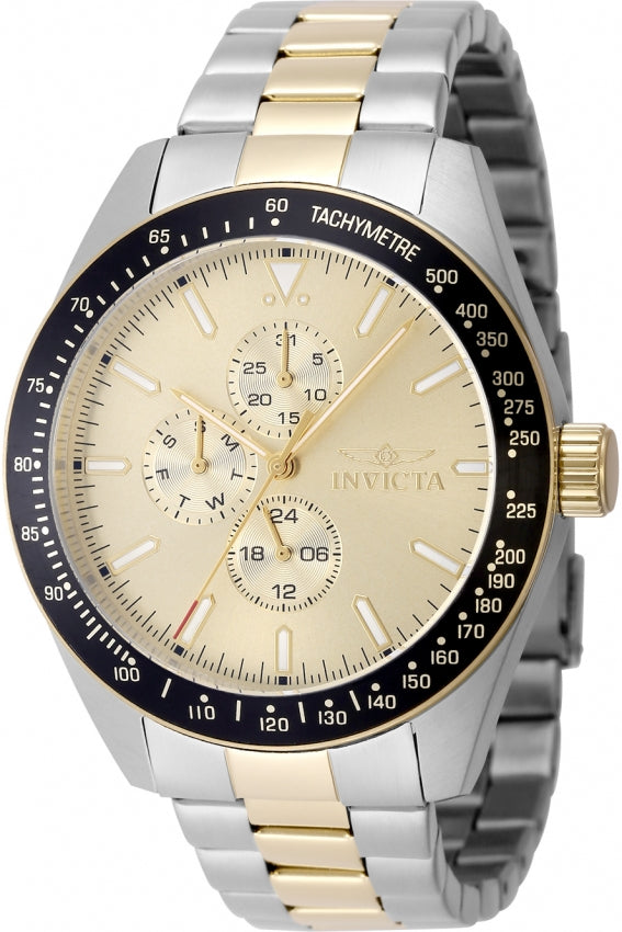 Reloj Invicta Aviator para hombre banda de metal 45 mm