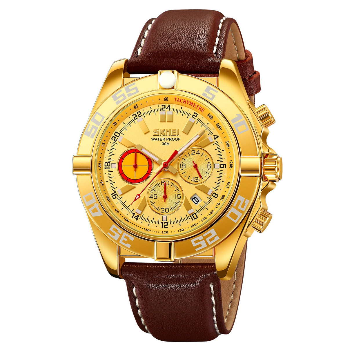 9322 Reloj SKMEI para hombre pulsera de cuero