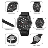 9327 Reloj SKMEI para hombre pulsera de cuero