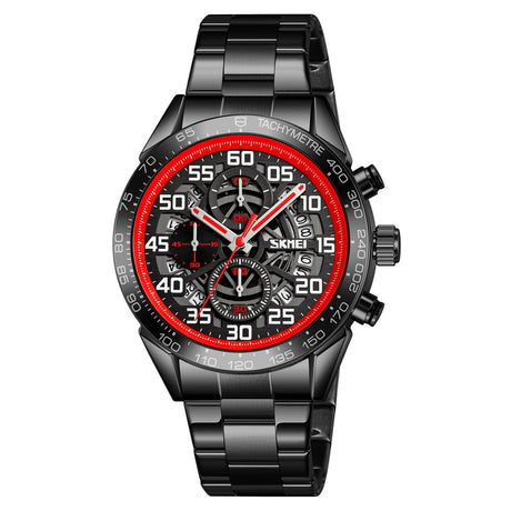 9338 Reloj Skmei para hombre pulsera de acero inoxidable