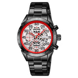 9338 Reloj Skmei para hombre pulsera de acero inoxidable