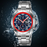 9338 Reloj Skmei para hombre pulsera de acero inoxidable