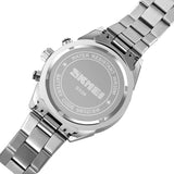 9338 Reloj Skmei para hombre pulsera de acero inoxidable