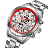 9338 Reloj Skmei para hombre pulsera de acero inoxidable