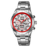 9338 Reloj Skmei para hombre pulsera de acero inoxidable