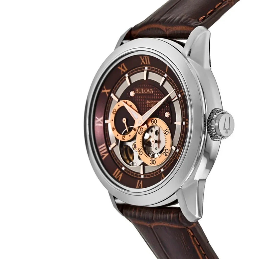 96A120 Reloj Bulova Sutton de hombre pulsera de piel 41 mm