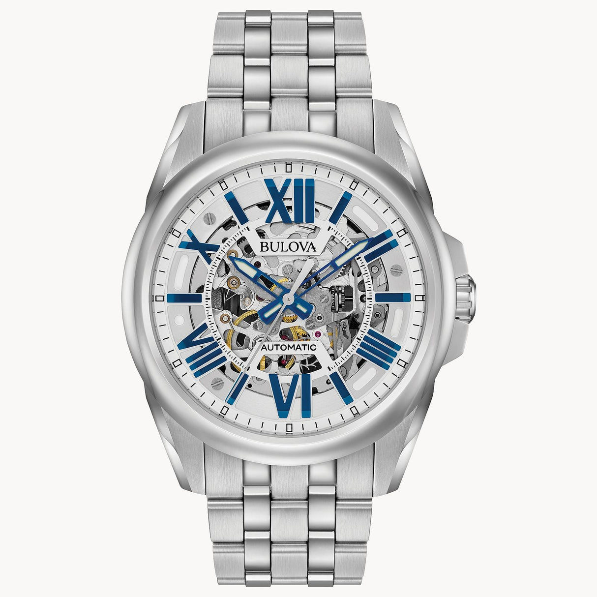 96A187 Reloj Bulova Sutton de hombre pulsera de metal 43 mm