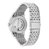 96A190 Bulova Classic Skeleton de hombre pulsera de acero inoxidable