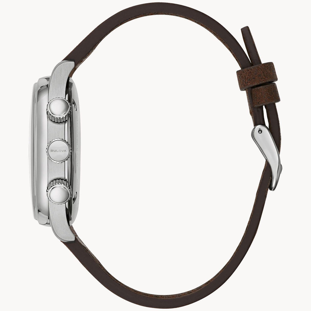 96A245 Bulova A-15 Pilot de hombre pulsera de cuero
