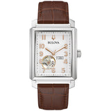 96A268 Reloj Bulova Sutton de hombre correa de piel 33 mm