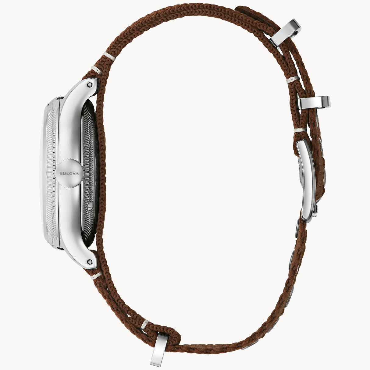96A282 Bulova A-11 Hack Watch para caballero pulsera de tela