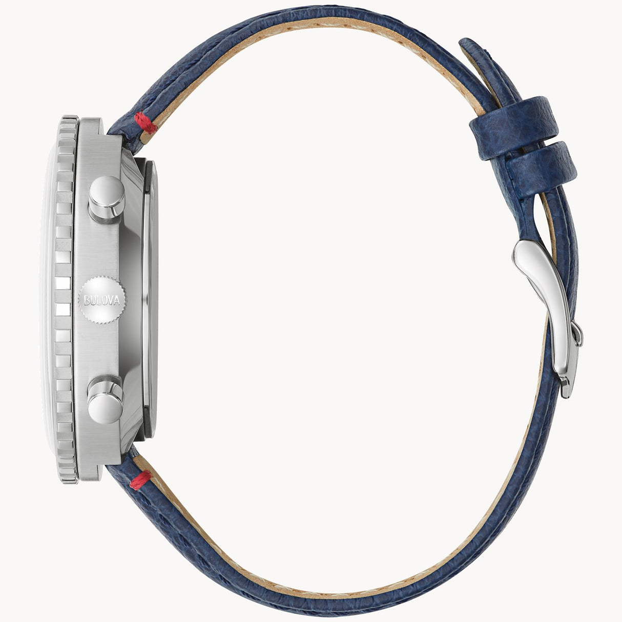 96A283 Bulova Chronograph C de hombre pulsera de cuero