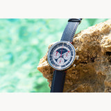 96A283 Bulova Chronograph C de hombre pulsera de cuero