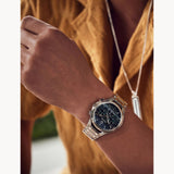 96A297 Reloj Bulova Curv de hombre banda de metal 44mm