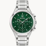 96A297 Reloj Bulova Curv de hombre banda de metal 44mm