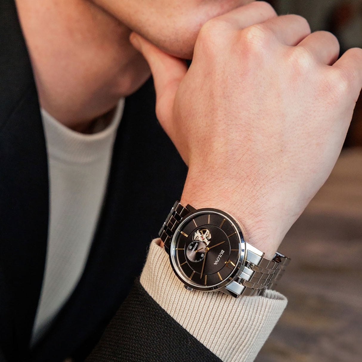 96A305 Reloj Bulova Classic de hombre pulsera de metal