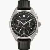 96B251 Reloj Bulova Lunar Pilot de caballero pulsera de cuero