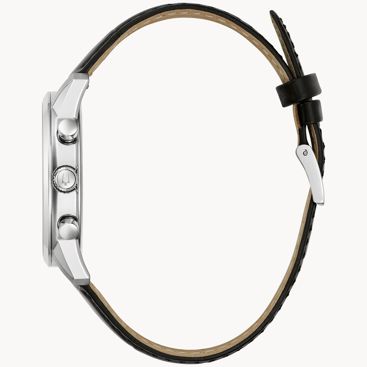 96B403 Reloj Bulova Sutton de caballero pulsera de cuero 41 mm