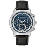 96B420 Reloj Bulova Sutton de hombre pulsera de cuero 44 mm