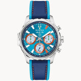 96B460 Reloj Bulova E1 Team Miami de hombre pulsera de cuero 43 mm