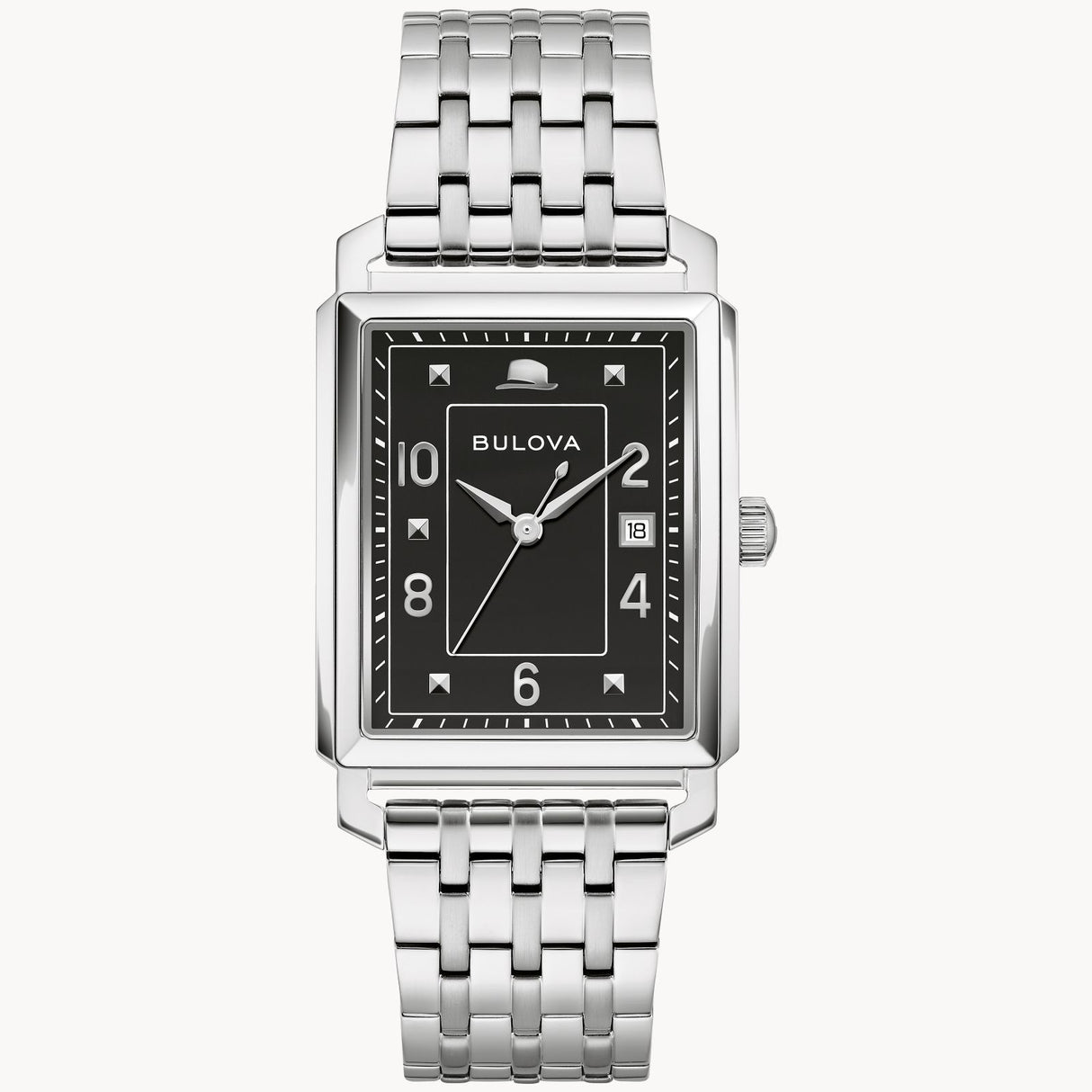 96B461 Reloj Bulova Frank Sinatra de caballero correa de acero inoxidable