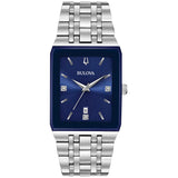 96D139 Reloj Bulova Quadra de hombre pulsera de metal 35 mm