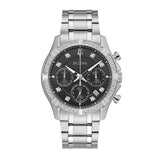 96J119 Reloj Bulova Classic Diamond de hombre correa de metal