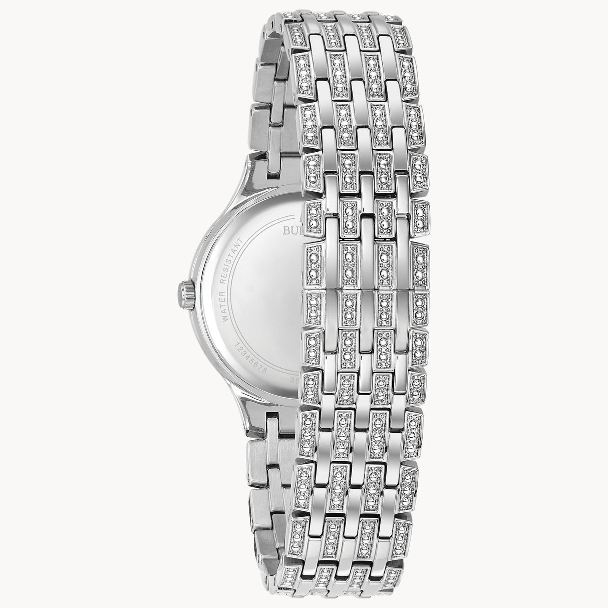96L243 Reloj Bulova Phantom Crystal de mujer correa de metal