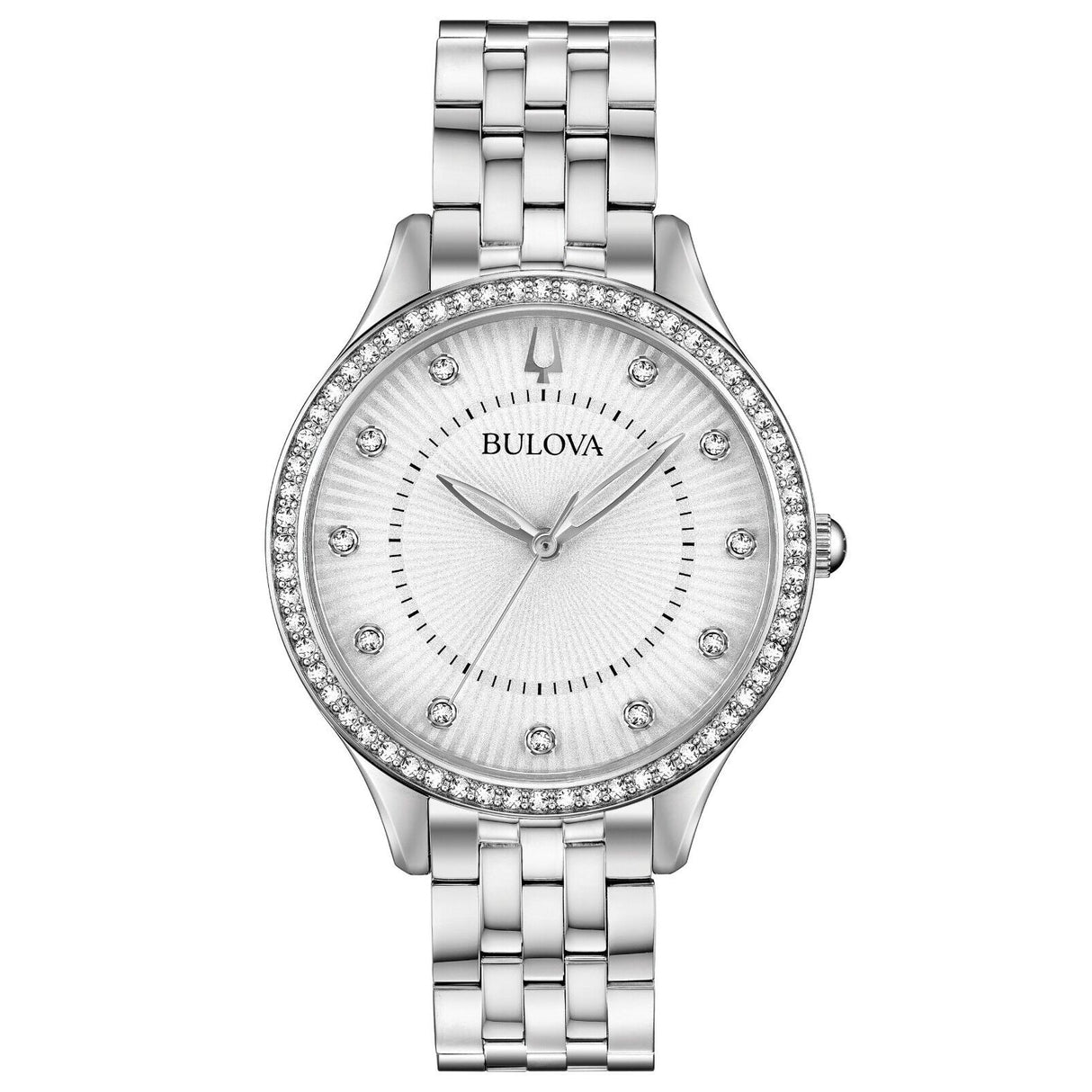 96L270 Reloj Bulova con Acento de Cristal para Mujer