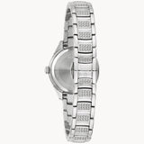 96L311 Reloj Bulova Crystal de dama pulsera de metal