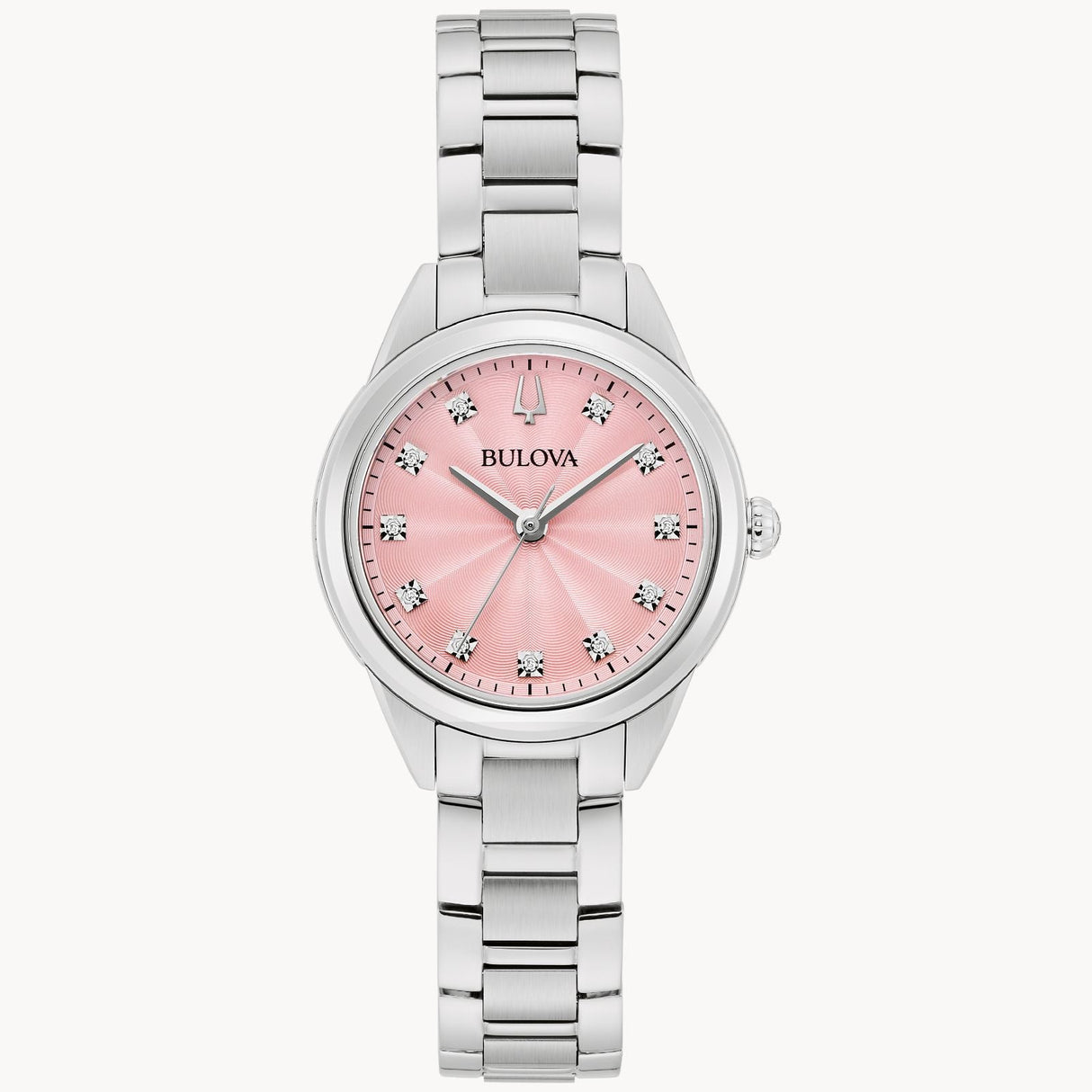 96P249 Reloj Bulova Sutton de dama pulsera de metal 28 mm