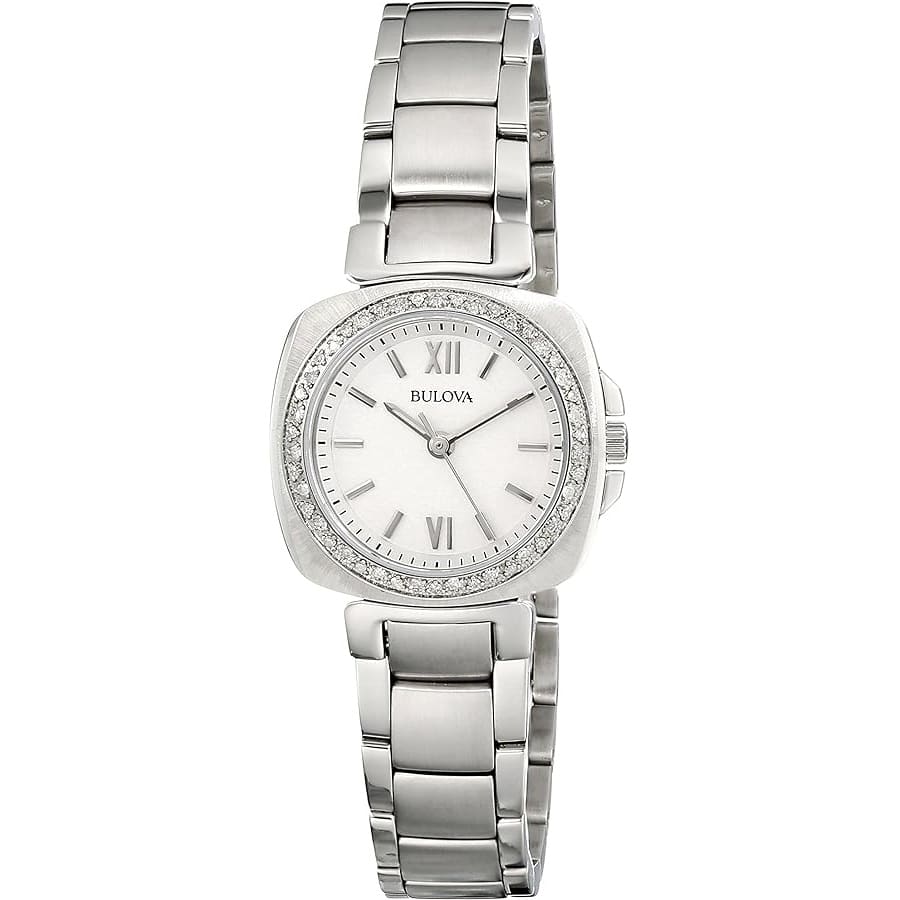 96R200 Bulova 46 Diamonds Gallery Reloj para Mujer