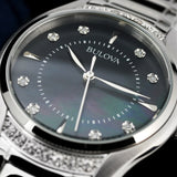 96R242 Reloj Bulova Diamond Classic de dama pulsera de metal 31 mm