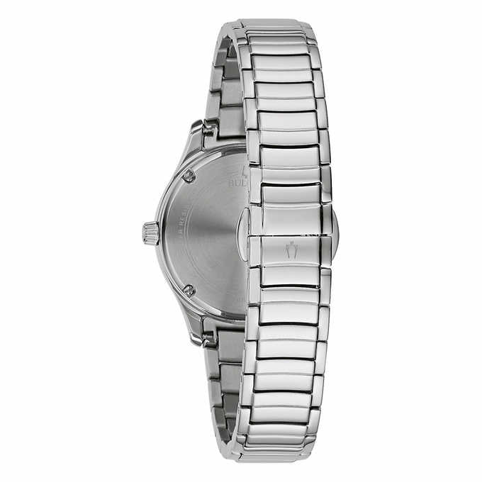 96R242 Reloj Bulova Diamond Classic de dama pulsera de metal 31 mm