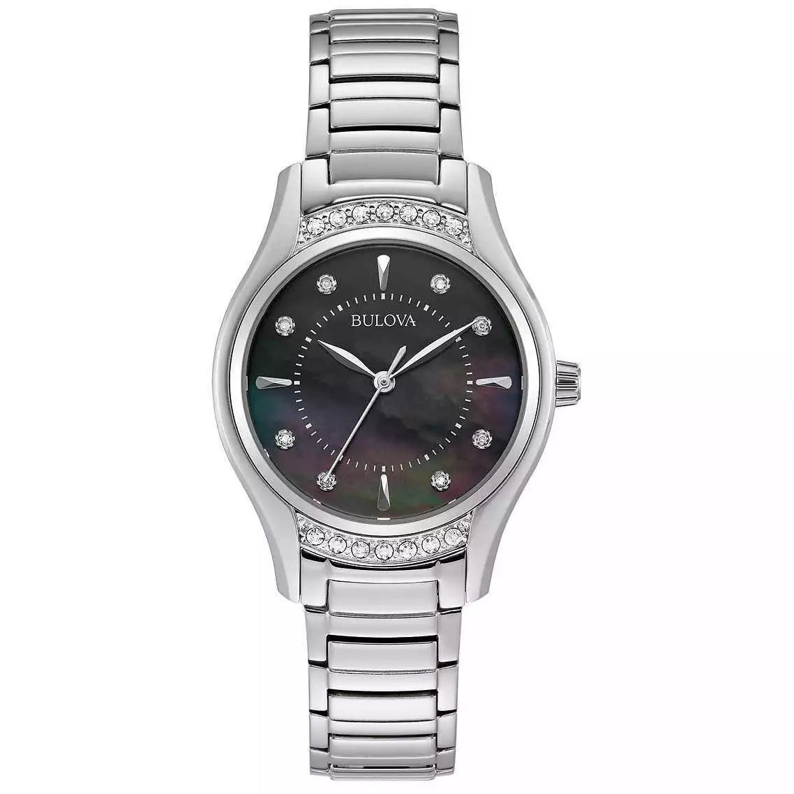 96R242 Reloj Bulova Diamond Classic de dama pulsera de metal 31 mm