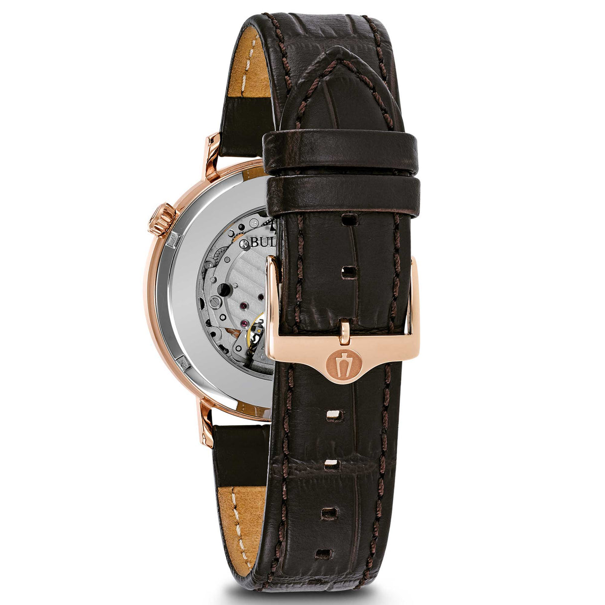 97A136 Reloj Bulova Aerojet de caballero correa de piel 41 mm