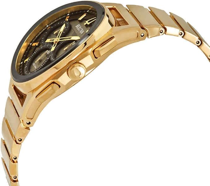 97A144 Reloj Bulova Curv de hombre banda de metal 44mm