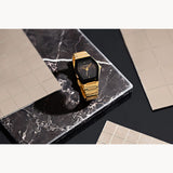 97A164 Bulova Gemini de caballero pulsera de metal