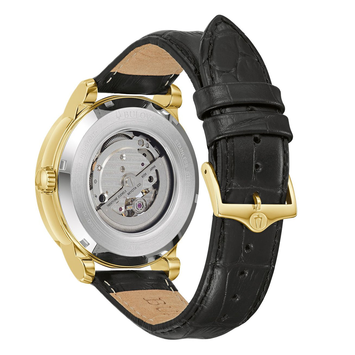 97A166 Reloj Bulova Wilton para Caballero correa de piel