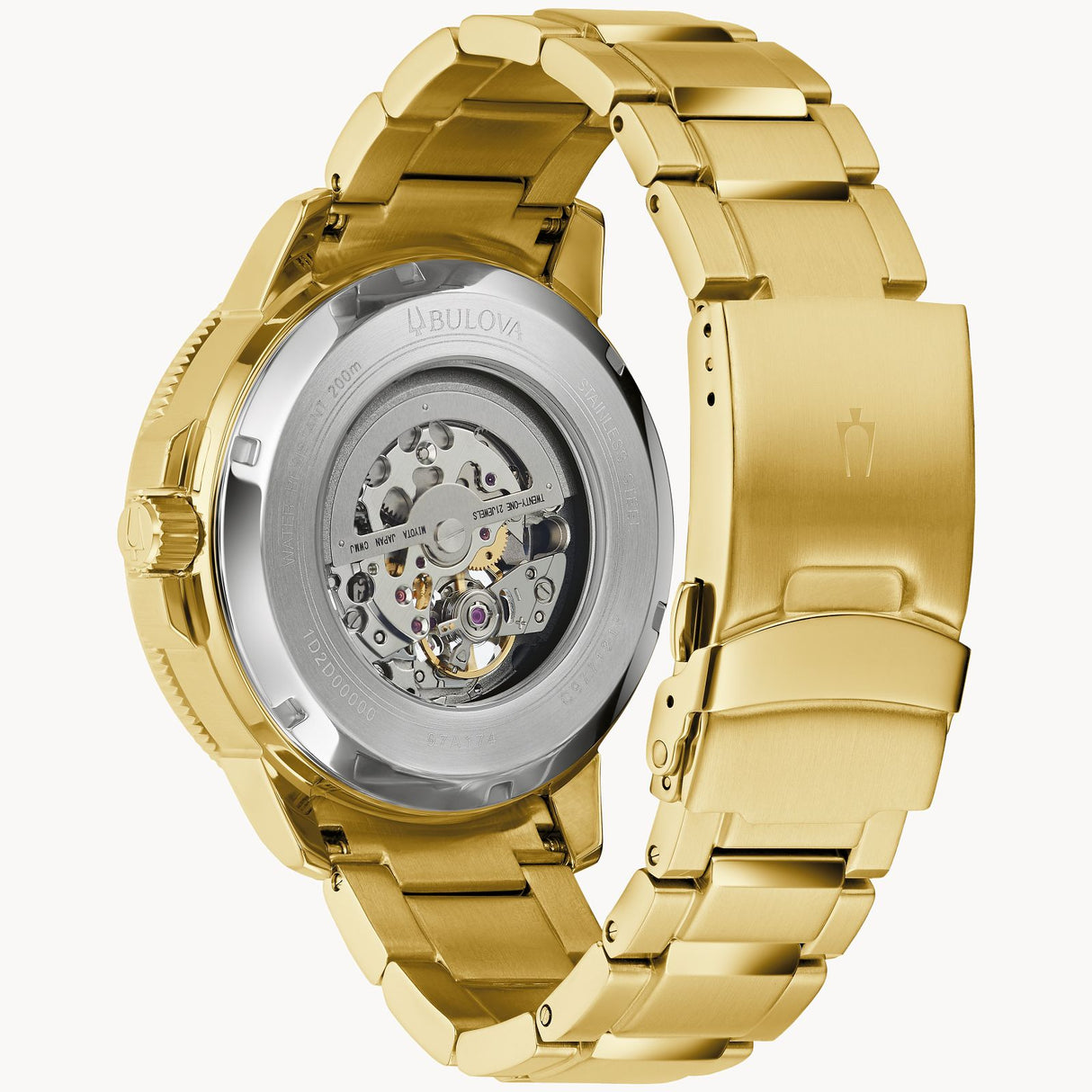97A174 Bulova Marine Star de hombre pulsera de metal