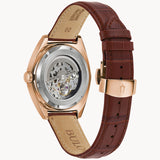 97A175 Reloj Bulova Surveyor de hombre pulsera de cuero 41mm