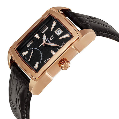 97B117 Bulova Regatta de caballero pulsera de piel