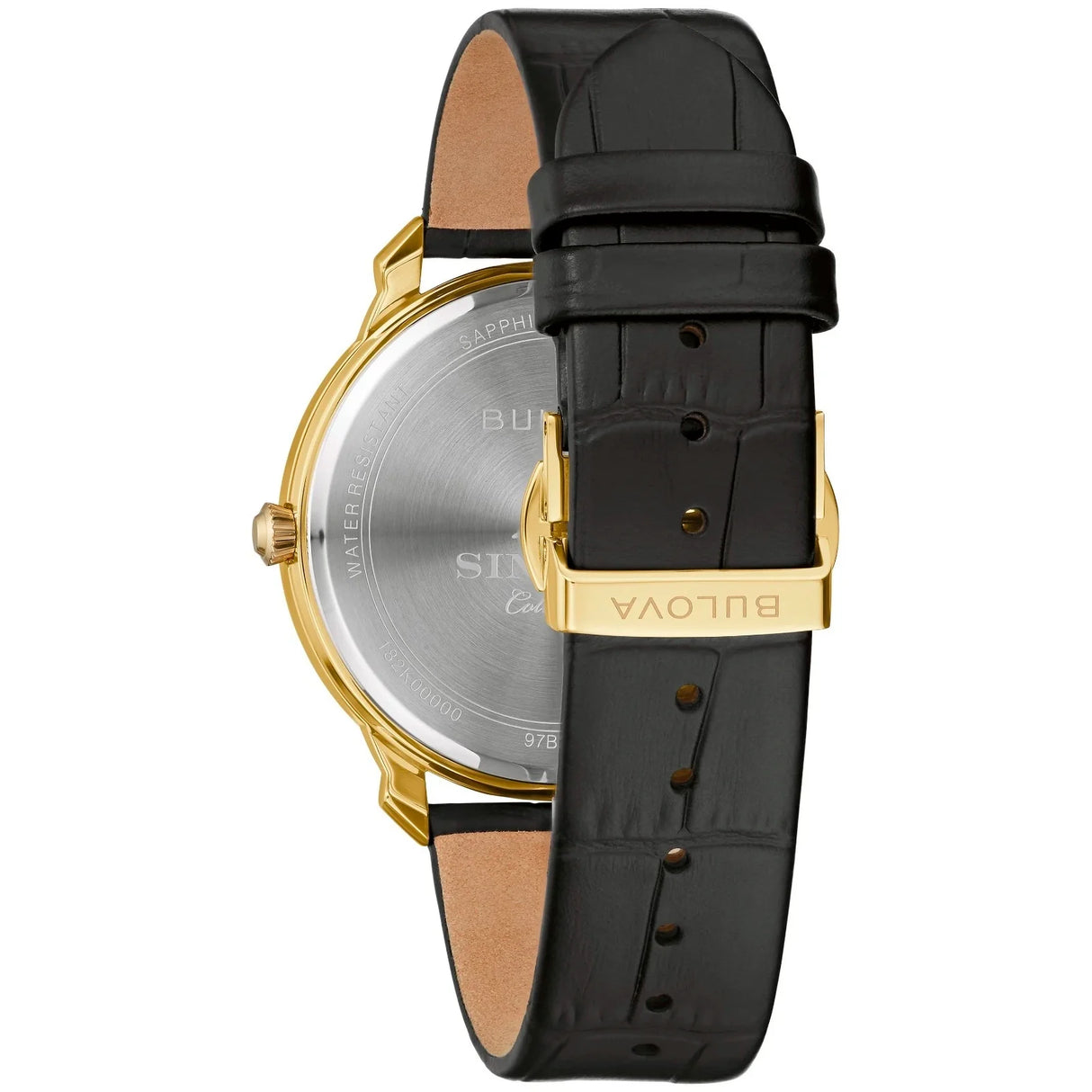 97B204 Reloj Bulova Frank Sinatra de caballero pulsera de cuero