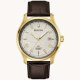 97B210 Reloj Bulova Wilton de hombre correa de piel