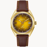 97B214 Reloj Bulova Jet Star de caballero pulsera de cuero 40 mm