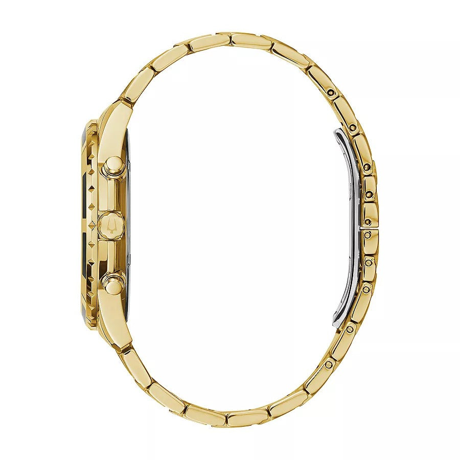 97D121 Reloj Bulova Diamond de caballero pulsera de metal 44 mm